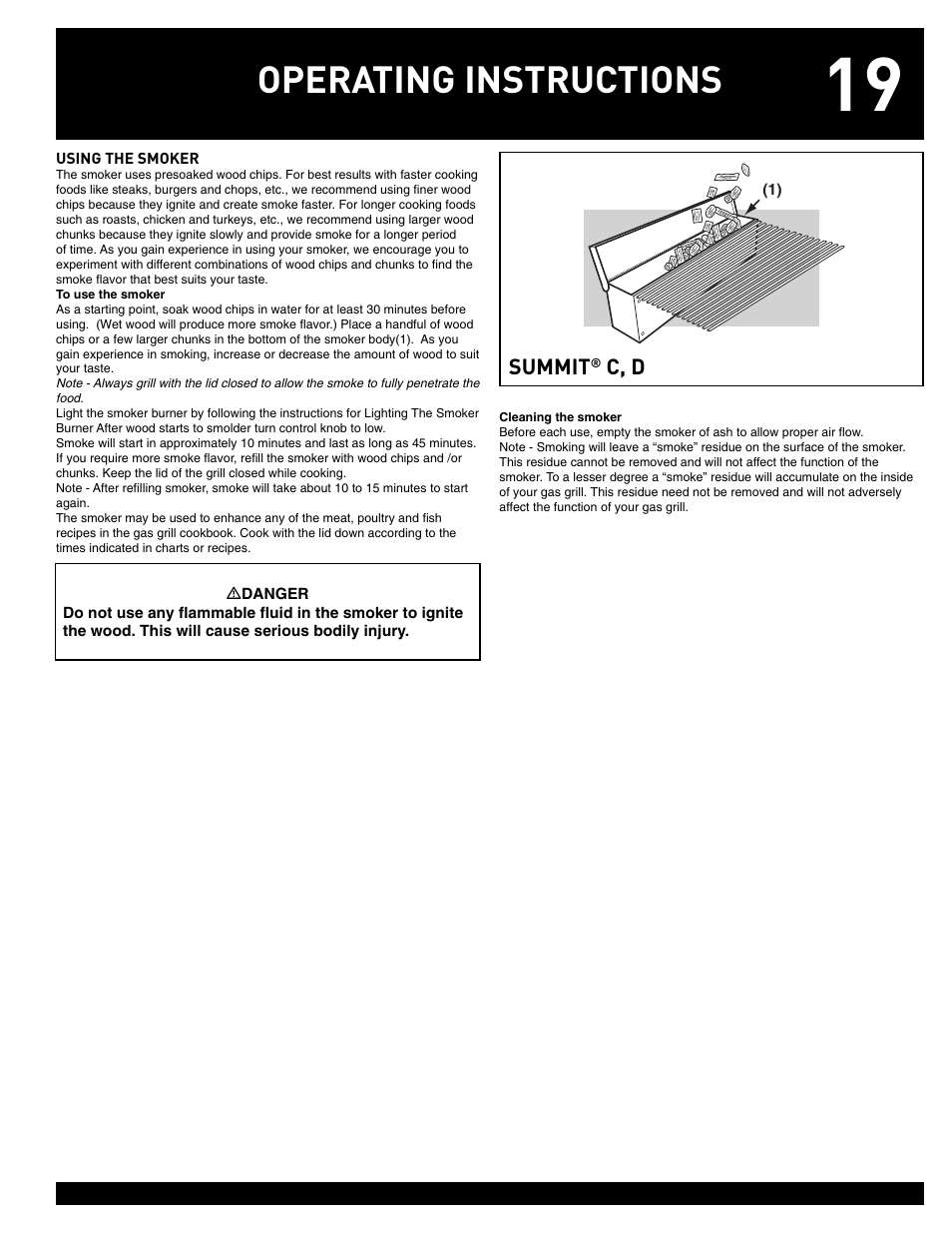 Operating instructions | weber 38008 User Manual | Page 19 / 36