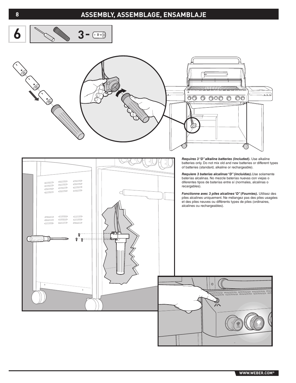 weber 89374 User Manual | Page 8 / 88