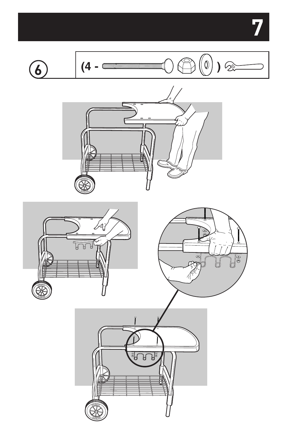 weber 18 1/2-inch One-Touch Platinum 30793 User Manual | Page 7 / 20