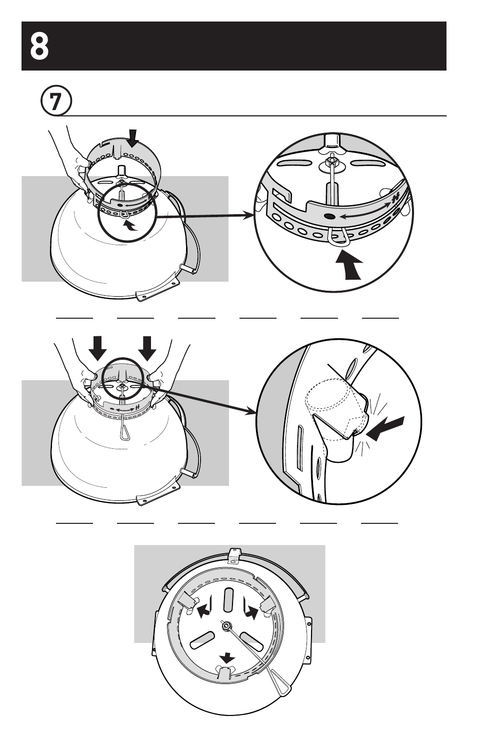 weber 18 1/2-inch One-Touch Platinum 30793 User Manual | Page 8 / 20