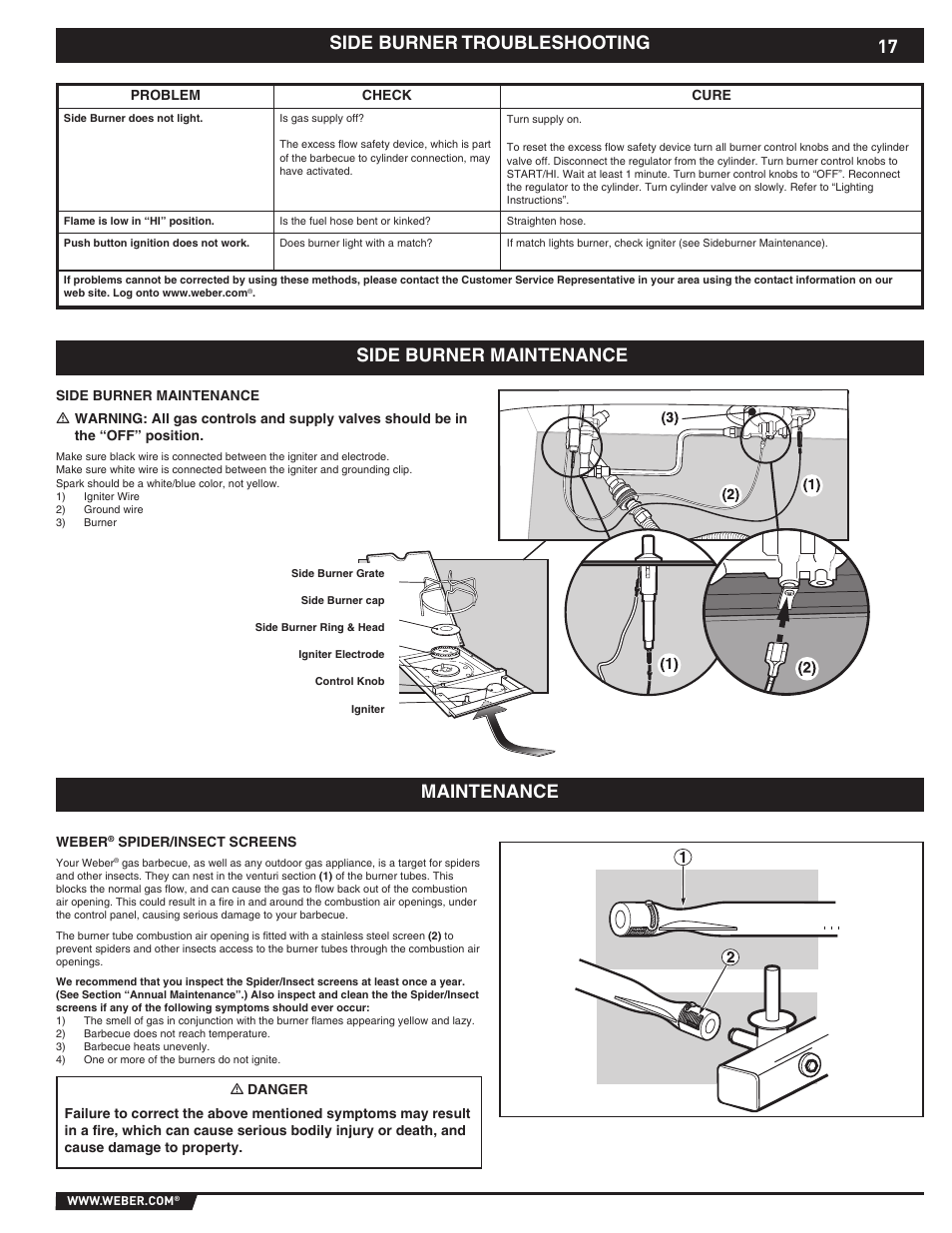 weber E/S-310 User Manual | Page 17 / 56