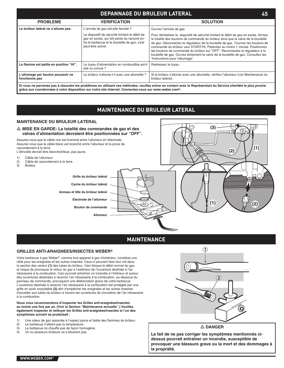 weber E/S-310 User Manual | Page 45 / 56