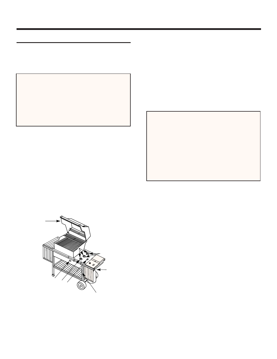 Operating instructions, Lighting, Crossover ignition system | To extinguish, Danger | weber LP GAS BARBECUE 3400 User Manual | Page 6 / 20