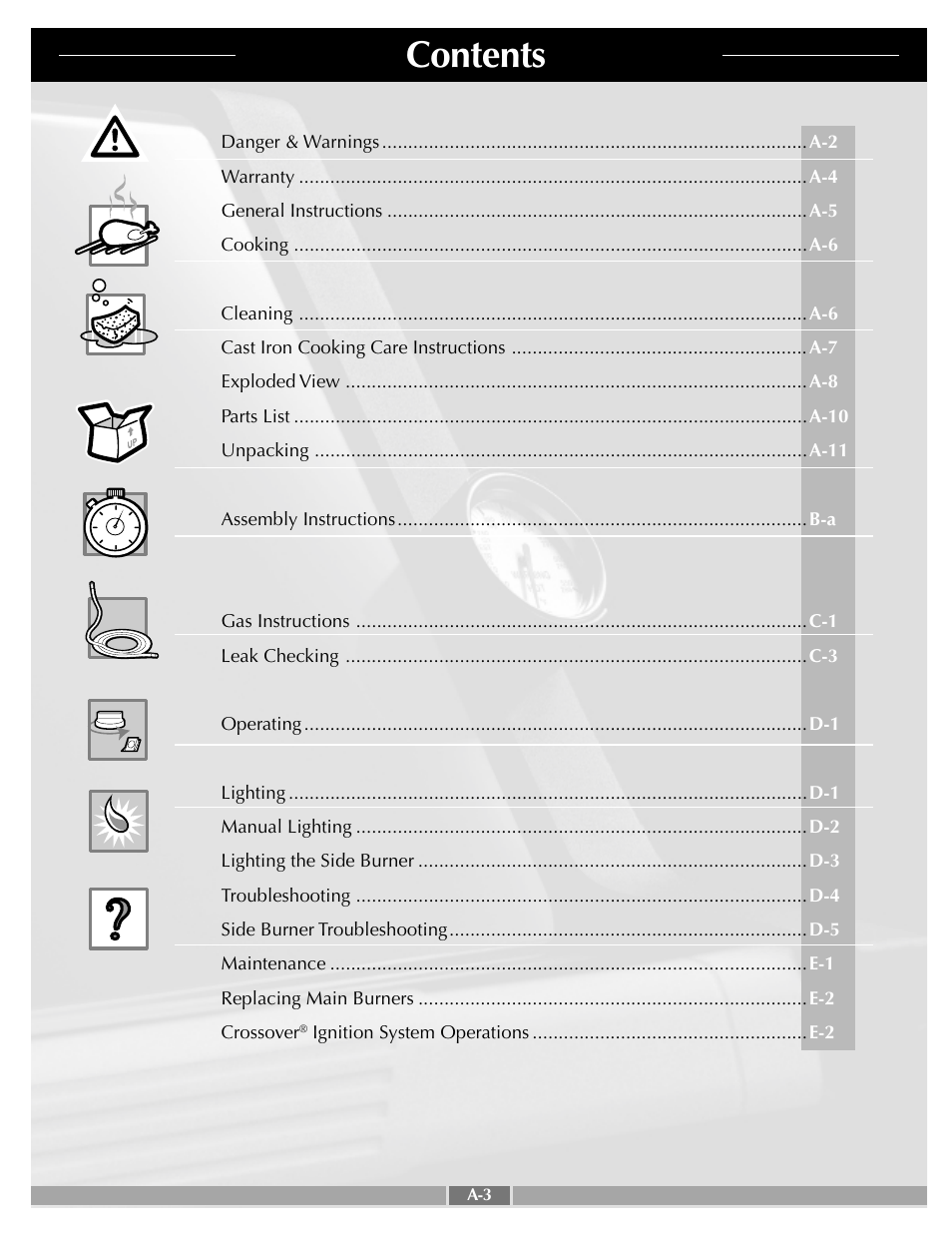 weber Silver C User Manual | Page 3 / 31