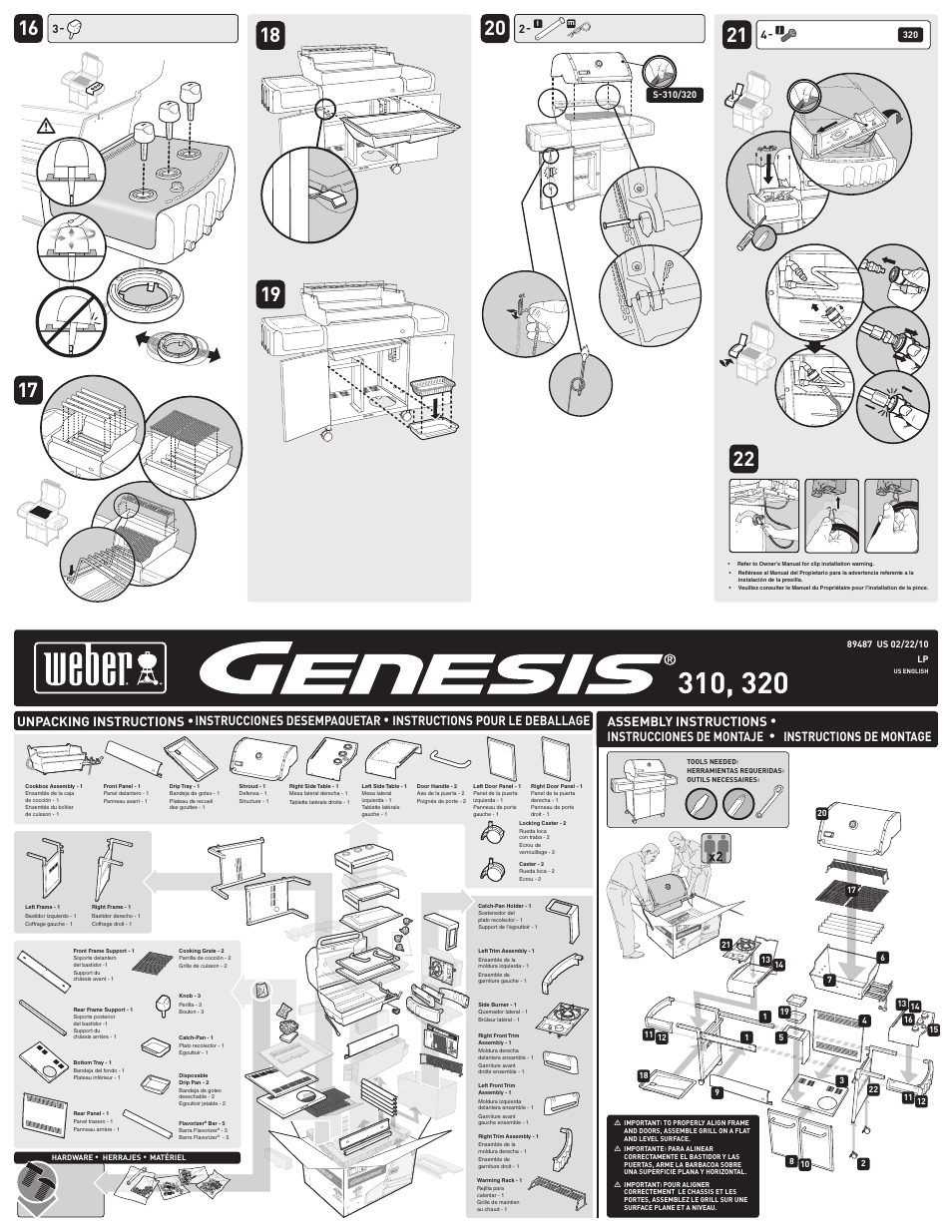 weber Genesis 89487 User Manual | 2 pages