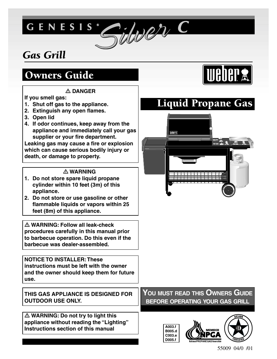 weber Genesis 55009 User Manual | 38 pages