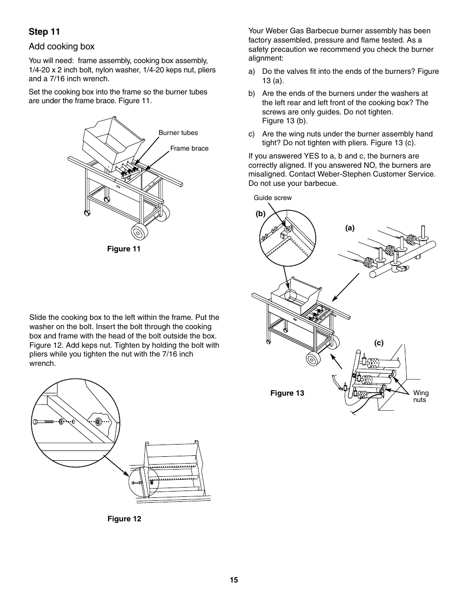 Add cooking box | weber 5000 User Manual | Page 15 / 44