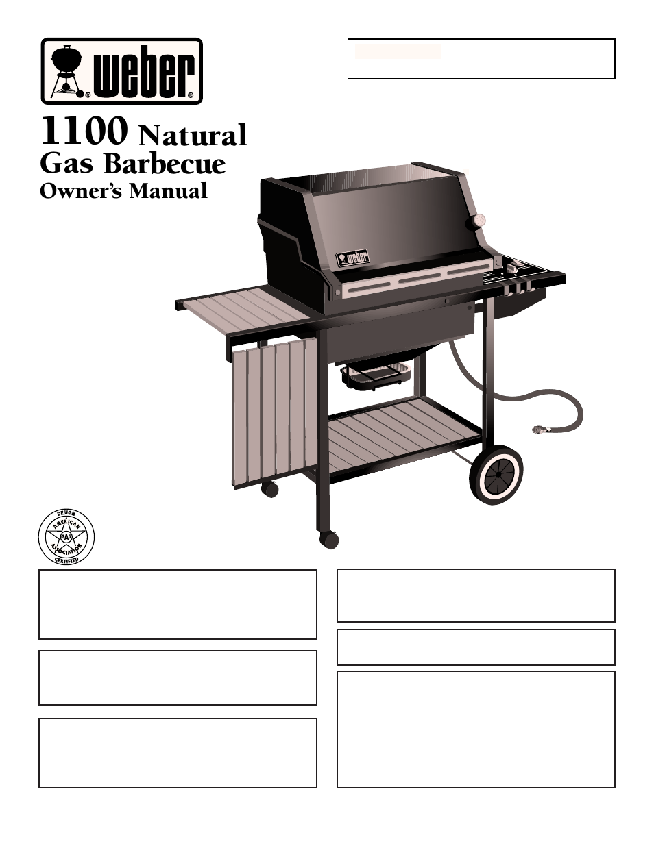 weber 1100 User Manual | 36 pages