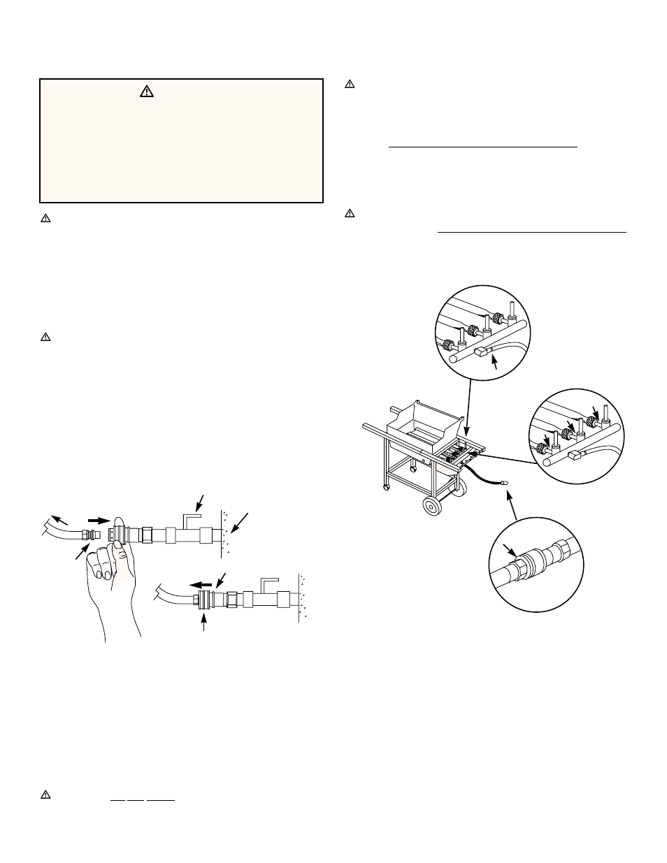 Check for gas leaks, Ƽdanger | weber 1100 User Manual | Page 17 / 36