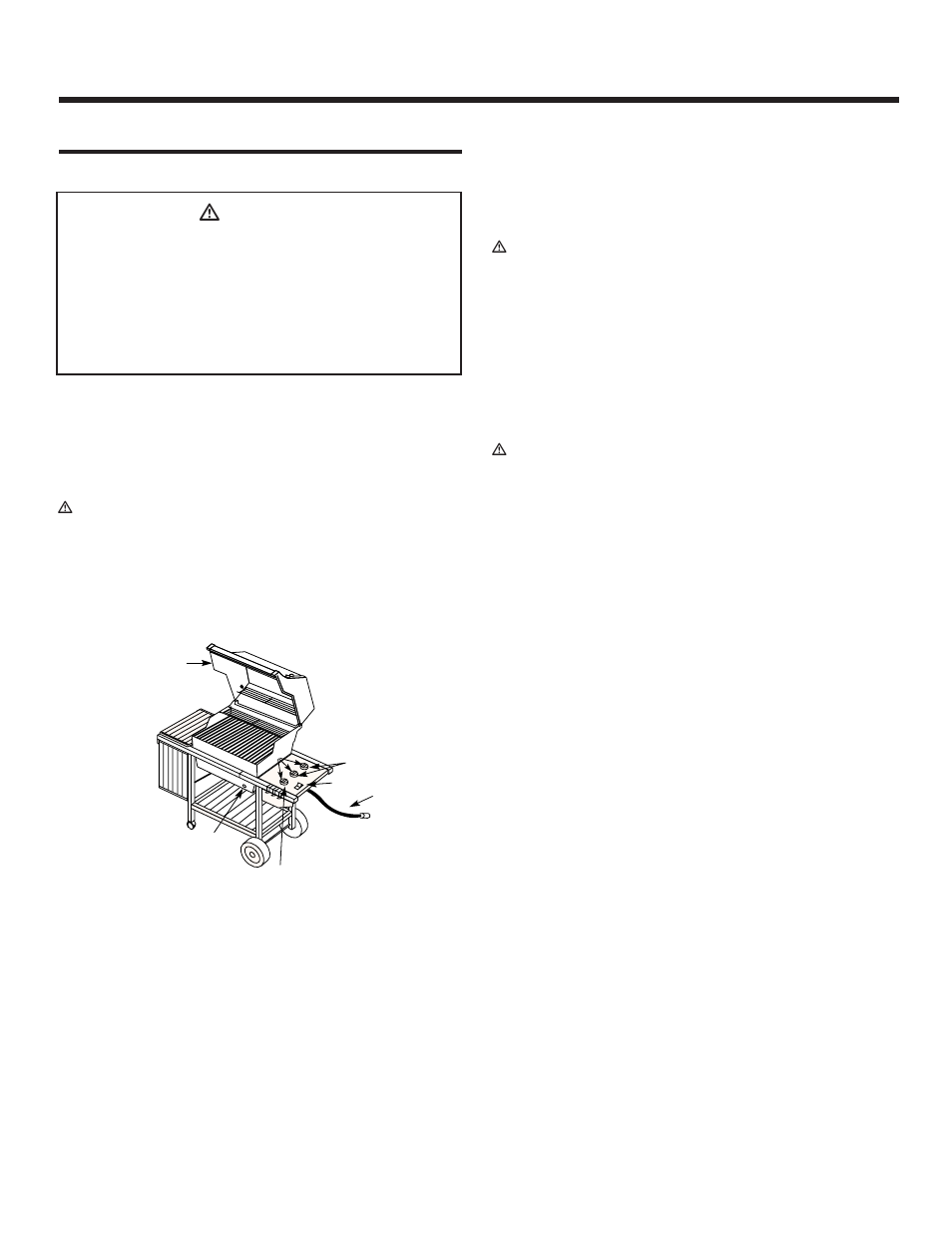 Operating instructions, Lighting, Crossover ignition system | To extinguish, Ƽdanger | weber 1100 User Manual | Page 22 / 36