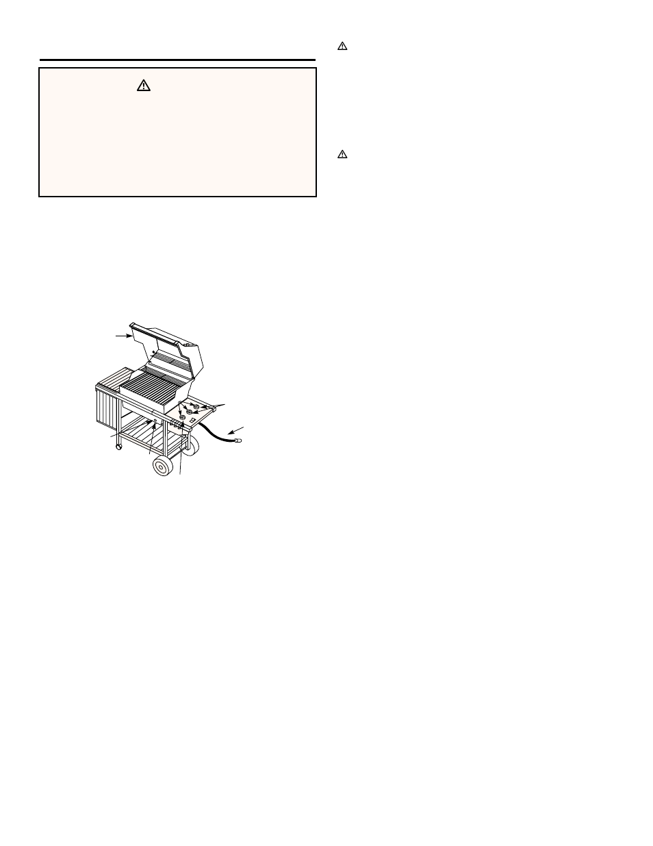 Manual lighting, To extinguish, Ƽdanger | weber 1100 User Manual | Page 23 / 36