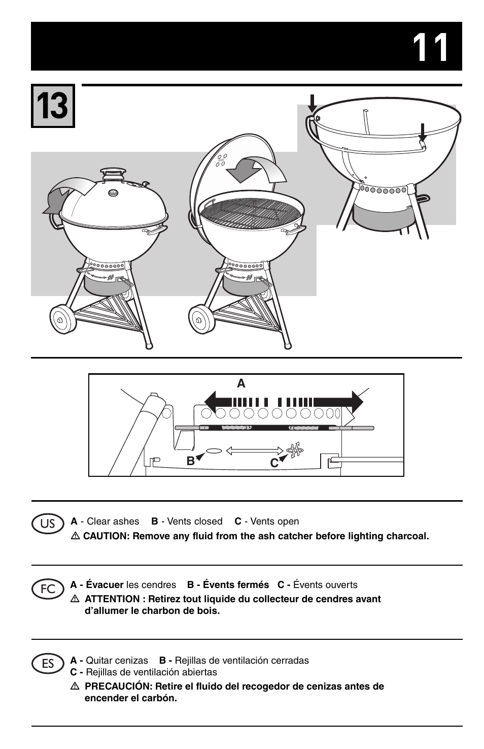 weber ONE-TOUCH GOLD 30821_091508 User Manual | Page 11 / 20