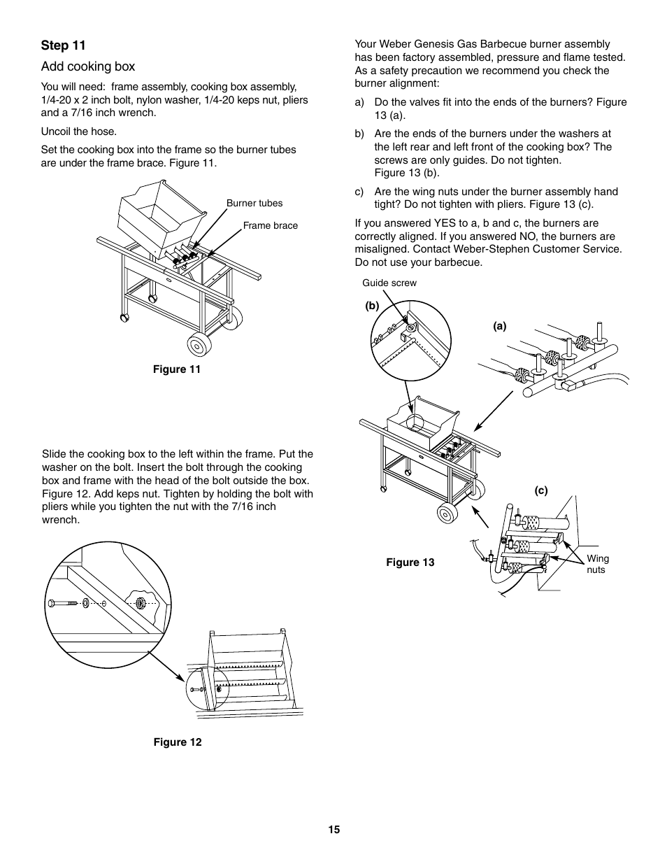 Add cooking box | weber 5000 Series User Manual | Page 15 / 48