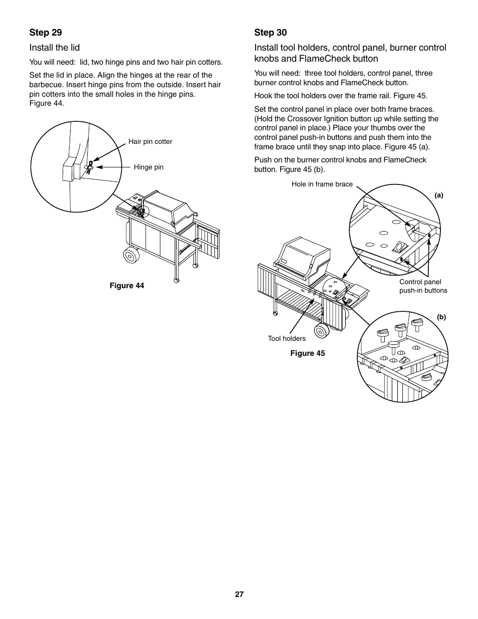 Install the lid | weber 5000 Series User Manual | Page 27 / 48