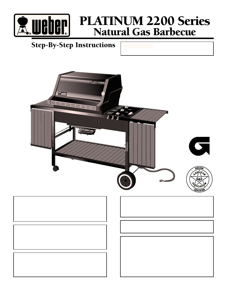 weber 2200 Series User Manual | 12 pages