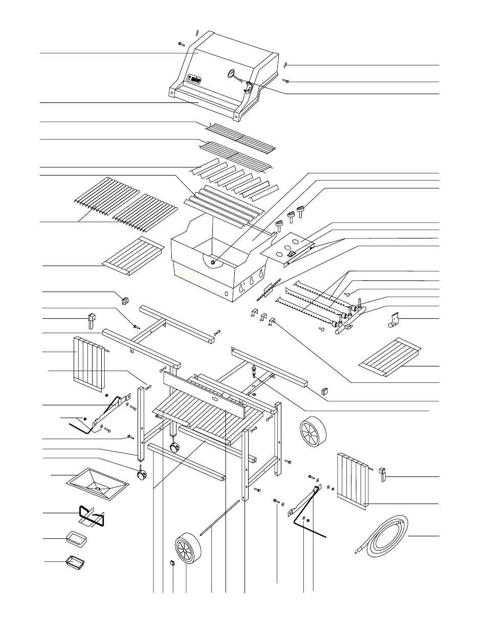 Parts list | weber 2200 Series User Manual | Page 10 / 12