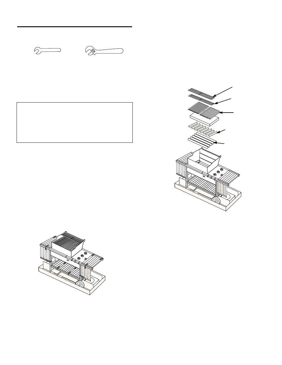 Assembly, Tools needed, Supplies needed | Removal of all tape, Remove packaged parts | weber 2200 Series User Manual | Page 3 / 12