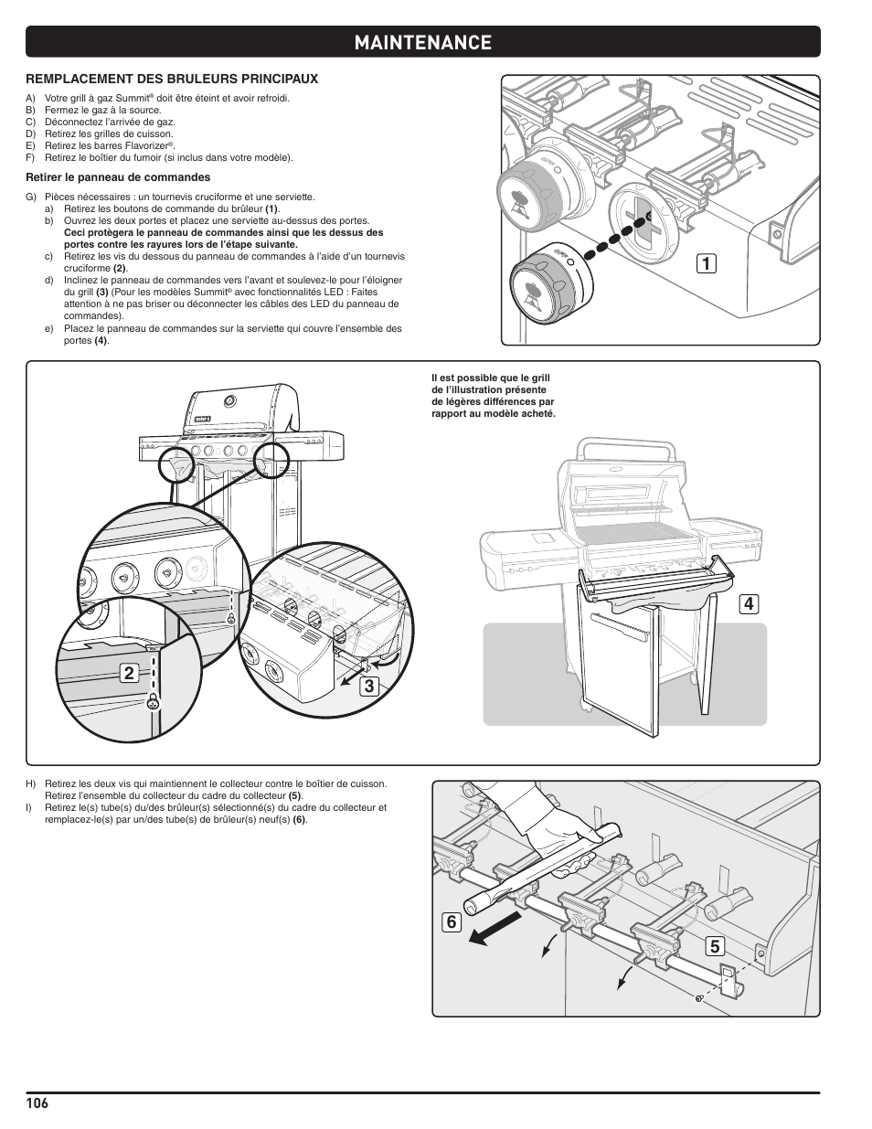 Maintenance | weber Summit E/S 470 LP User Manual | Page 106 / 110