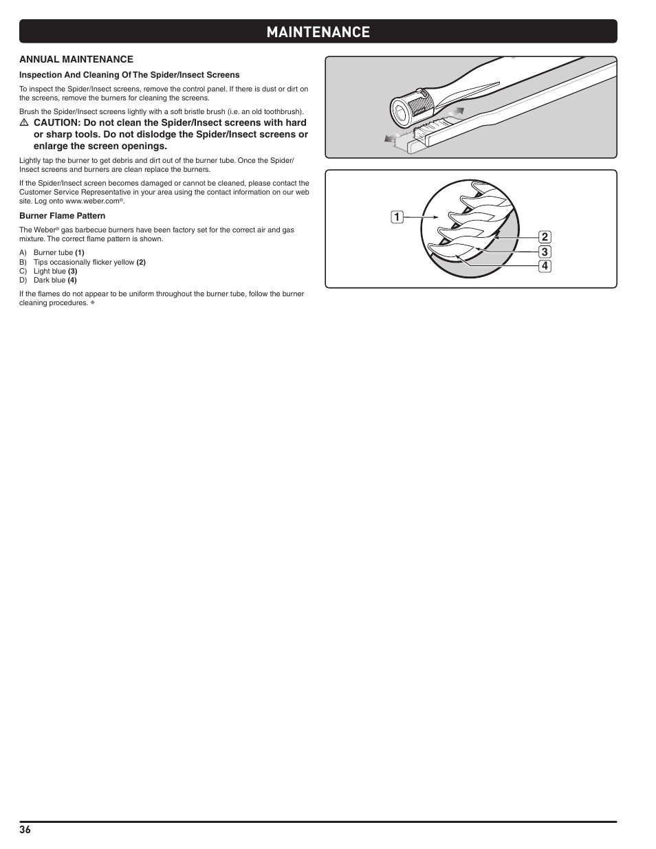 Maintenance | weber Summit E/S 470 LP User Manual | Page 36 / 110