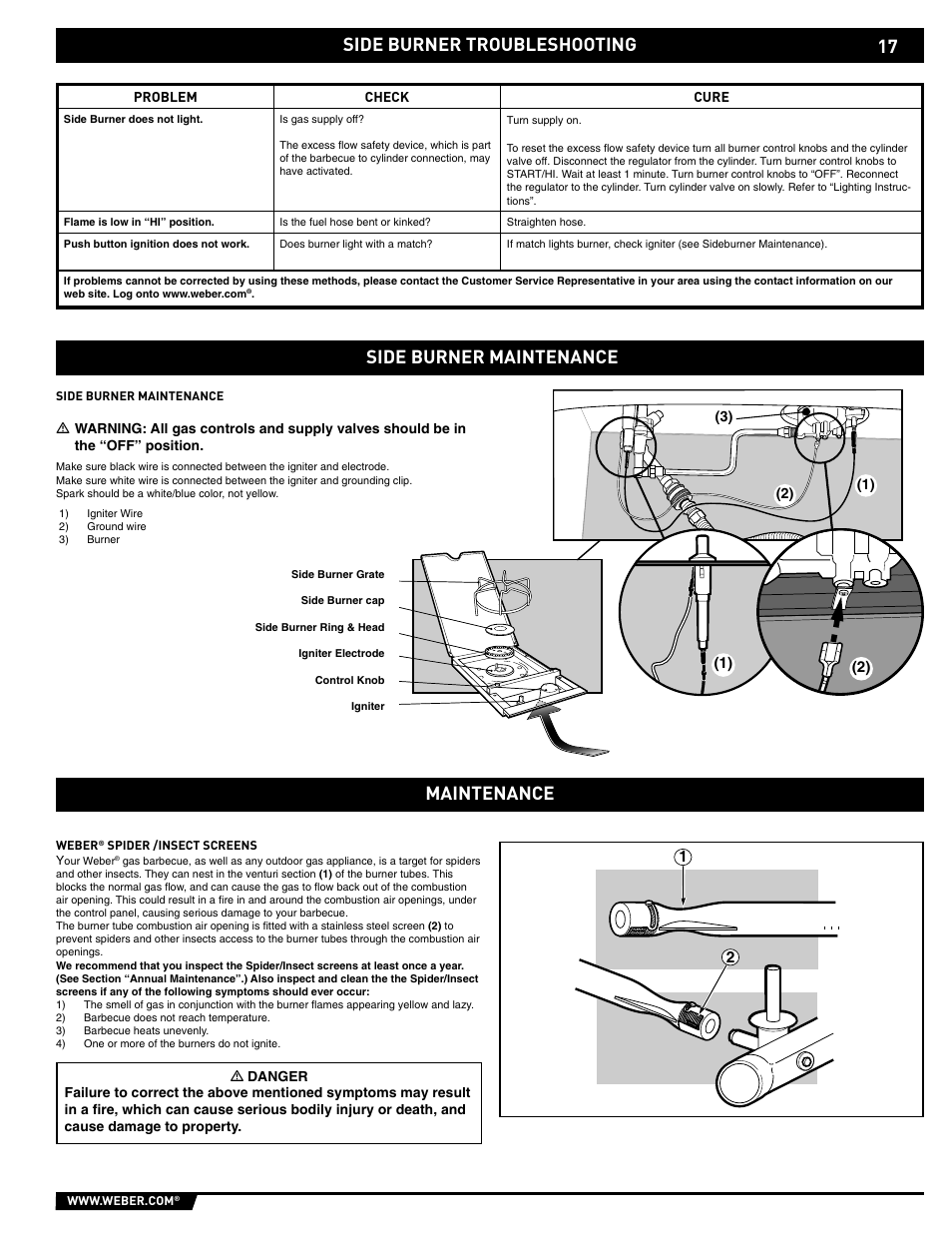weber E/S-320 User Manual | Page 17 / 56