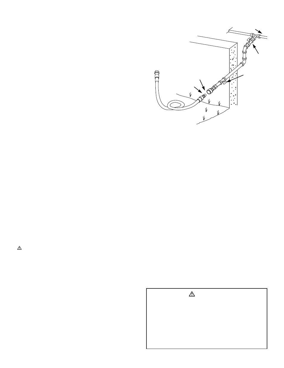 Install gas supply, General specifications for piping, Gas line piping | Test connections, Ƽdanger | weber GENESIS 1000 SERIES User Manual | Page 15 / 32