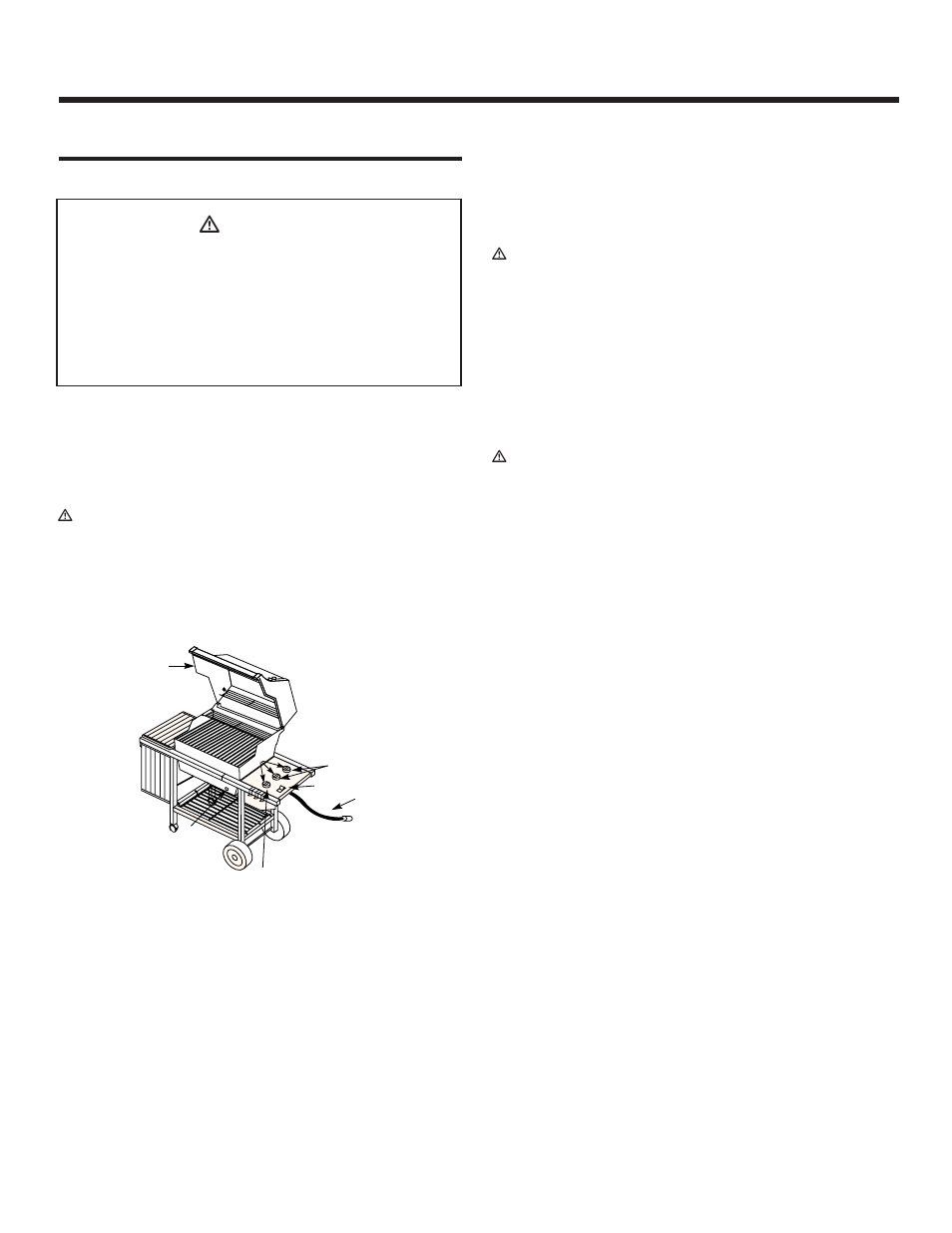 Operating instructions, Lighting, Crossover ignition system | To extinguish, Ƽdanger | weber GENESIS 1000 SERIES User Manual | Page 22 / 32