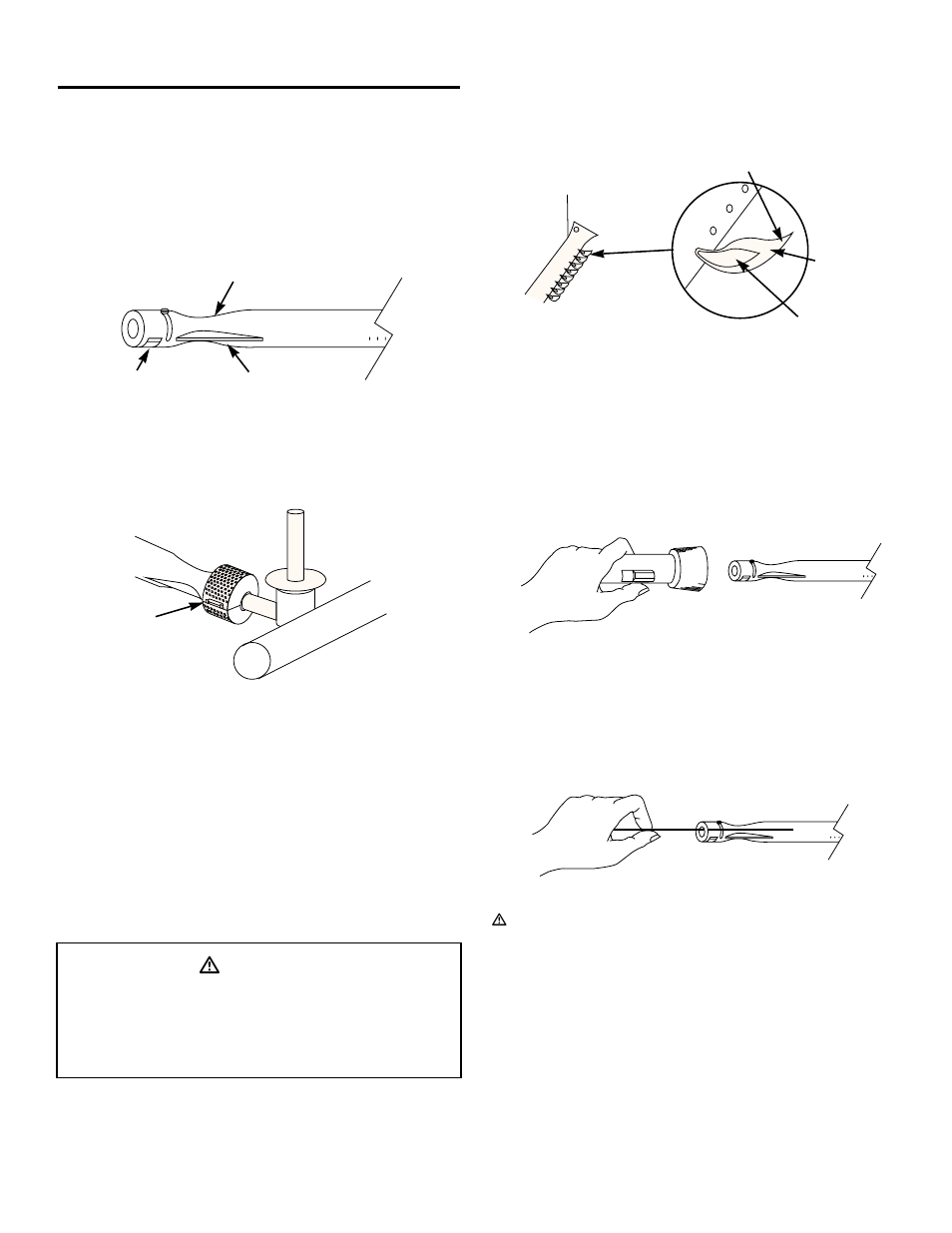 General maintenance, Weber spider stopper guards, Main burner flame pattern | Main burner cleaning procedure, Replacing main burners, Ƽdanger | weber GENESIS 1000 SERIES User Manual | Page 26 / 32