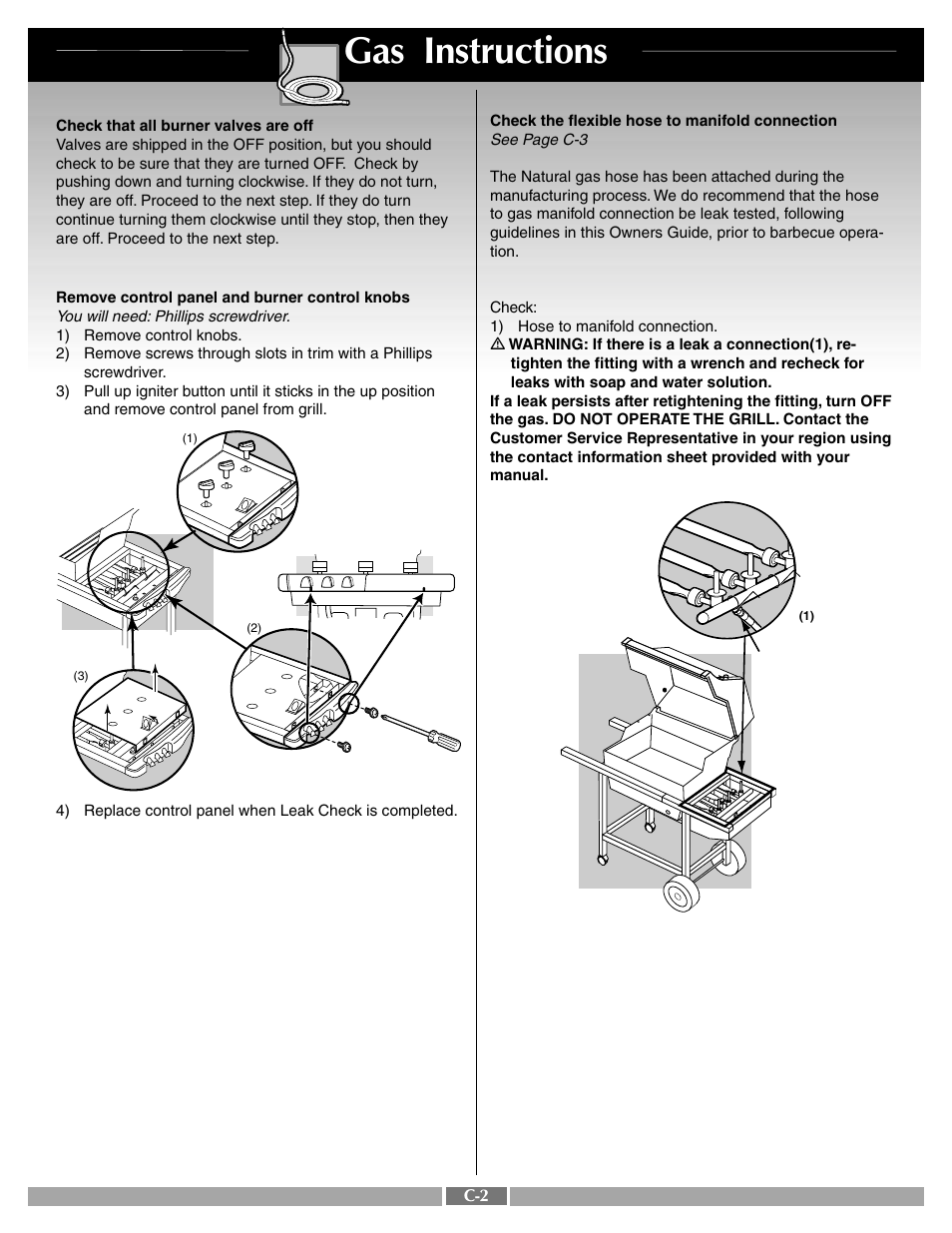 Gas instructions | weber 55277 User Manual | Page 22 / 28