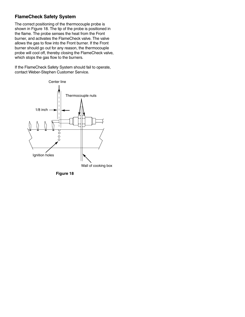 Flamecheck safety system | weber 4000 User Manual | Page 34 / 40