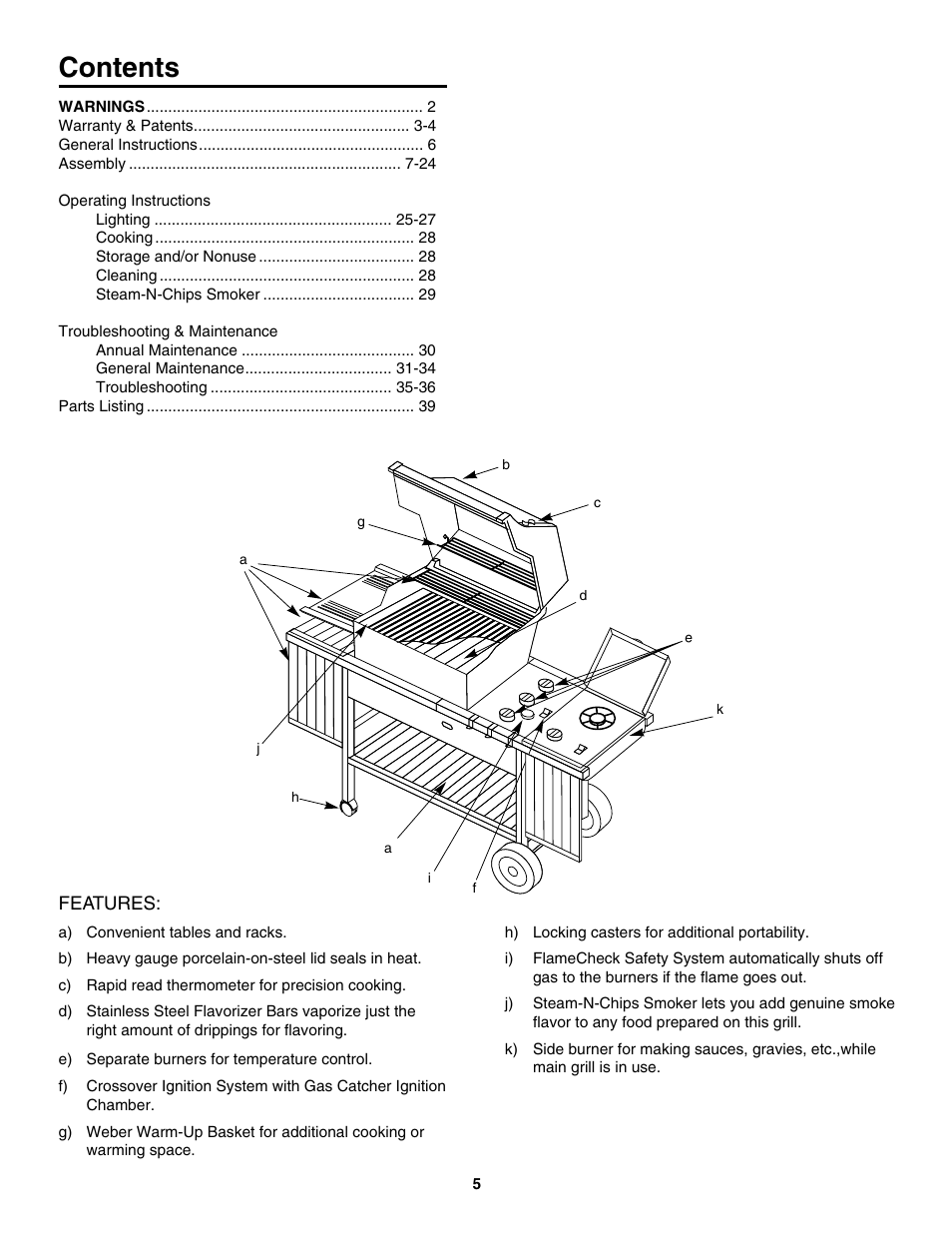 weber 4000 User Manual | Page 5 / 40