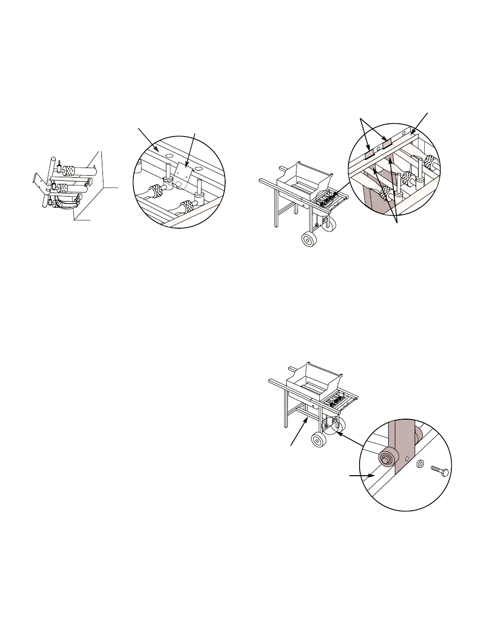 Install manifold bracket, Install tank panel assembly and frame connector | weber SPIRIT 700 User Manual | Page 13 / 36