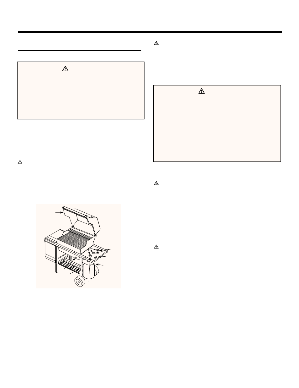 Operating instructions, Lighting, Crossover ignition system | To extinguish, Ƽdanger | weber SPIRIT 700 User Manual | Page 22 / 36