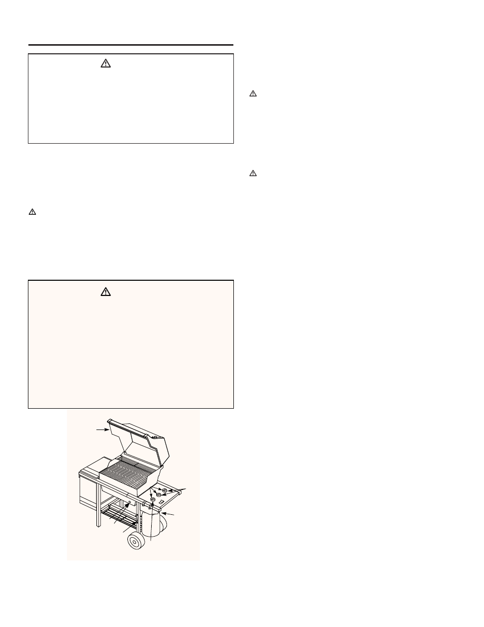 Manual lighting, To extinguish, Ƽdanger | weber SPIRIT 700 User Manual | Page 23 / 36