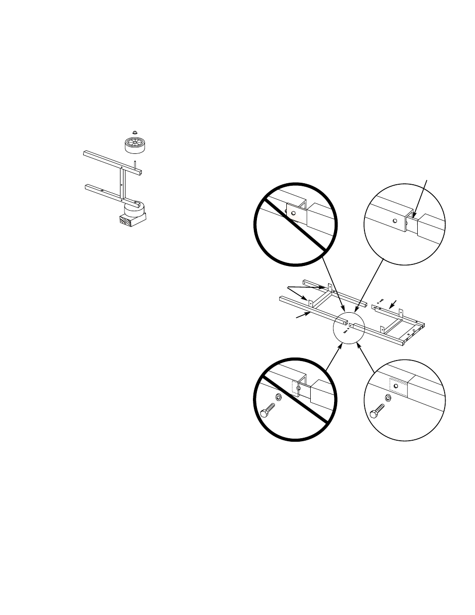 Assemble wheel frame, Assemble top frame, Step 2 assemble wheel frame | Step 3 assemble top frame | weber 700 LX User Manual | Page 10 / 36