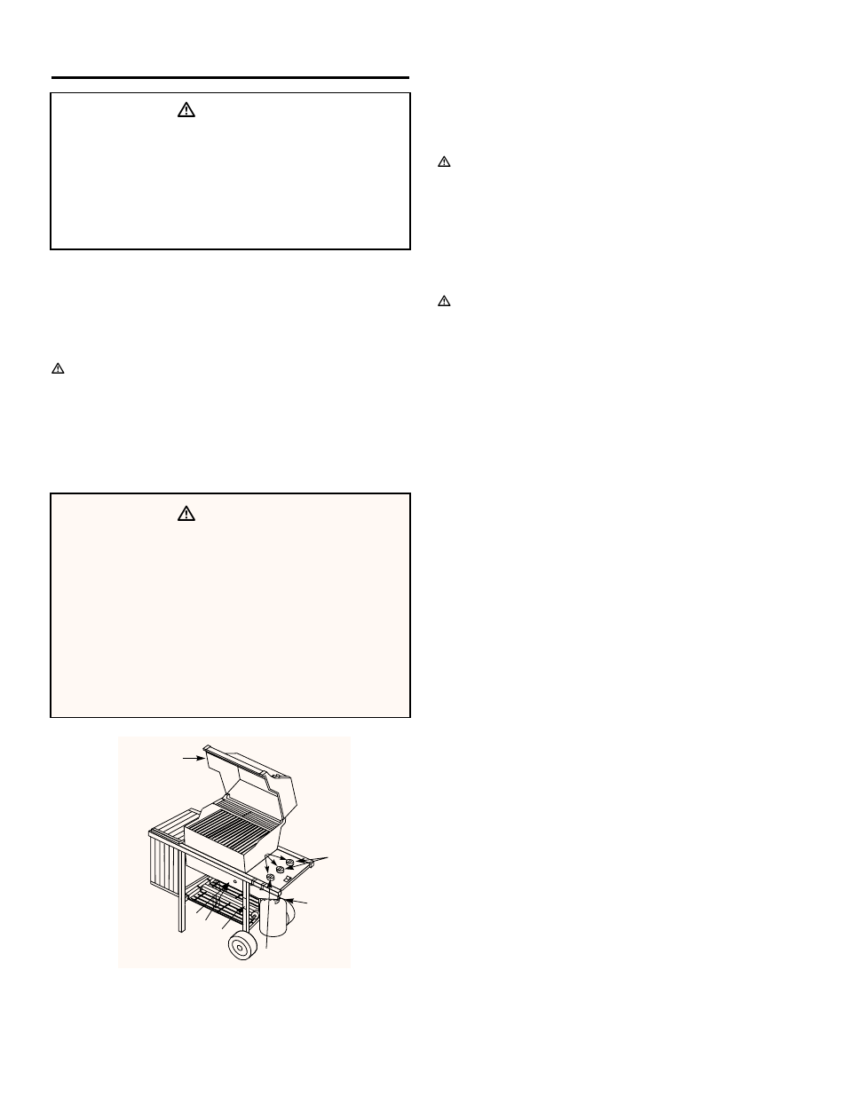 Manual lighting, To extinguish, Ƽdanger | weber 700 LX User Manual | Page 23 / 36