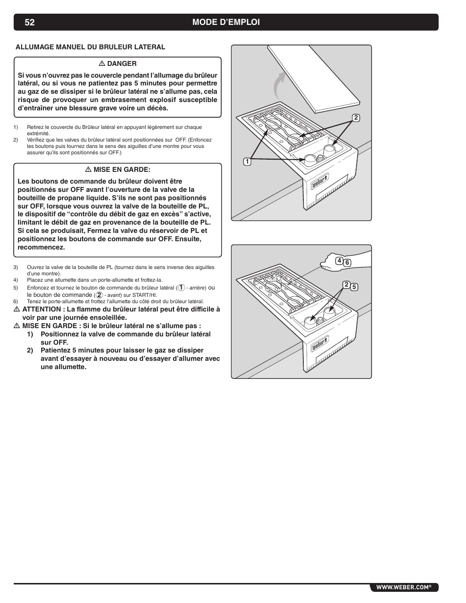 Mode d’emploi | weber Summit 56069 User Manual | Page 52 / 56