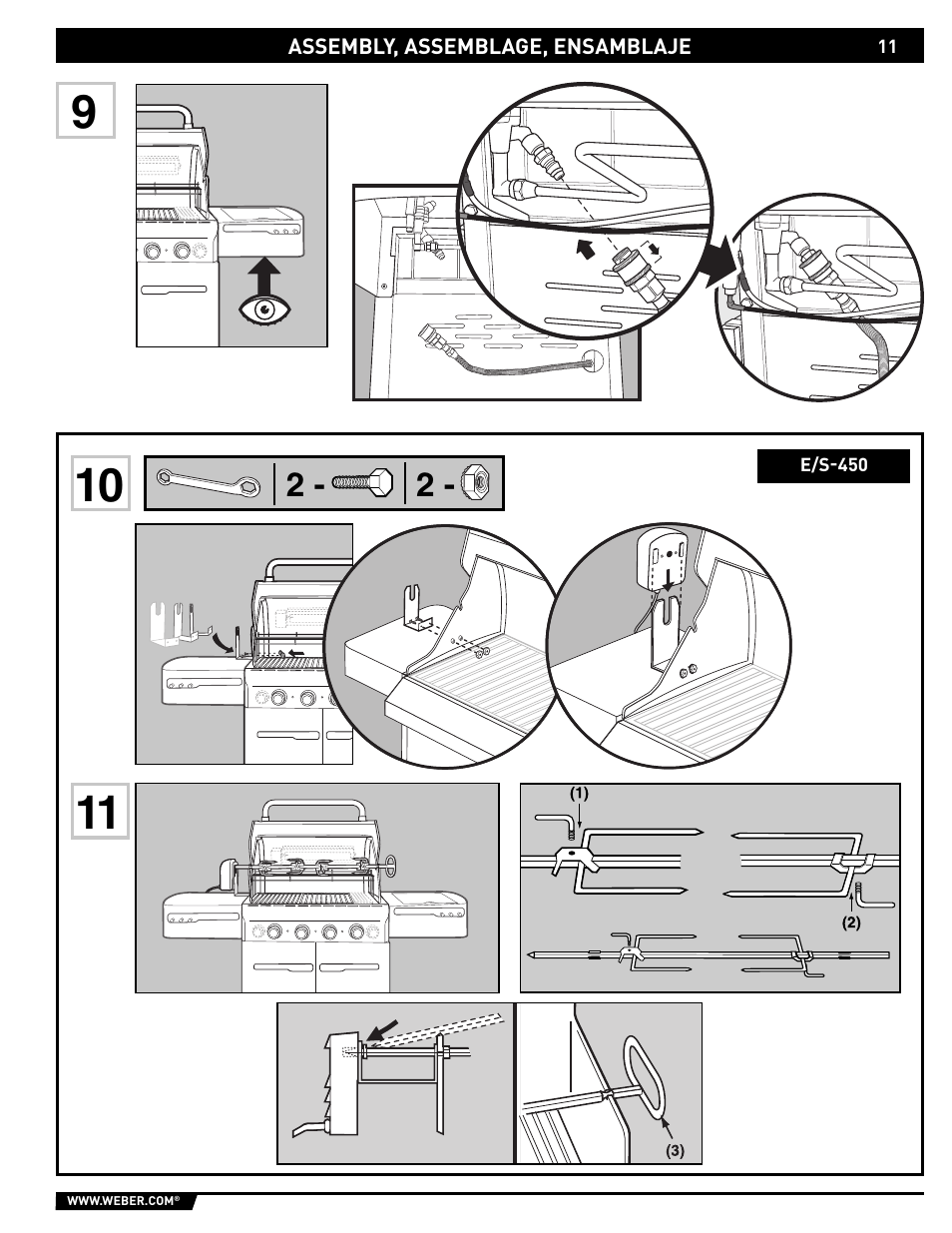 weber Summit E/S-450 User Manual | Page 11 / 84