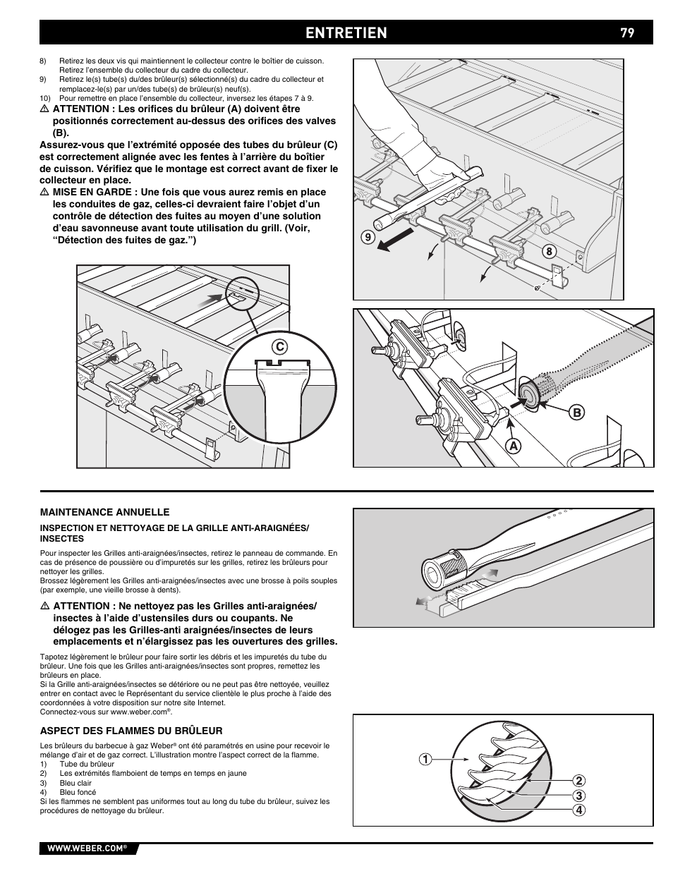 Entretien | weber Summit E/S-450 User Manual | Page 79 / 84