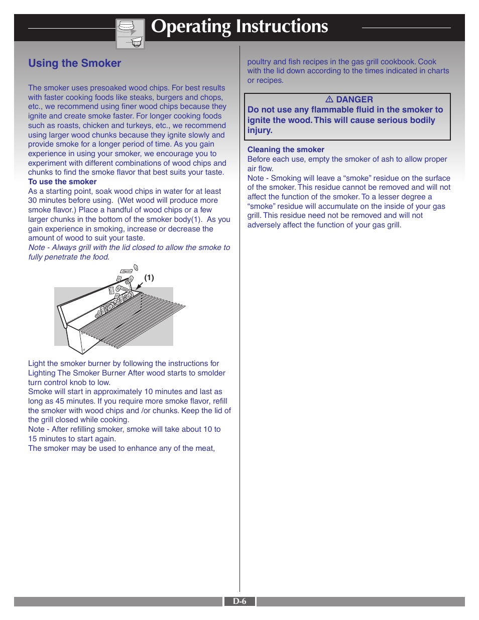 Operating instructions | weber 41995 User Manual | Page 45 / 60