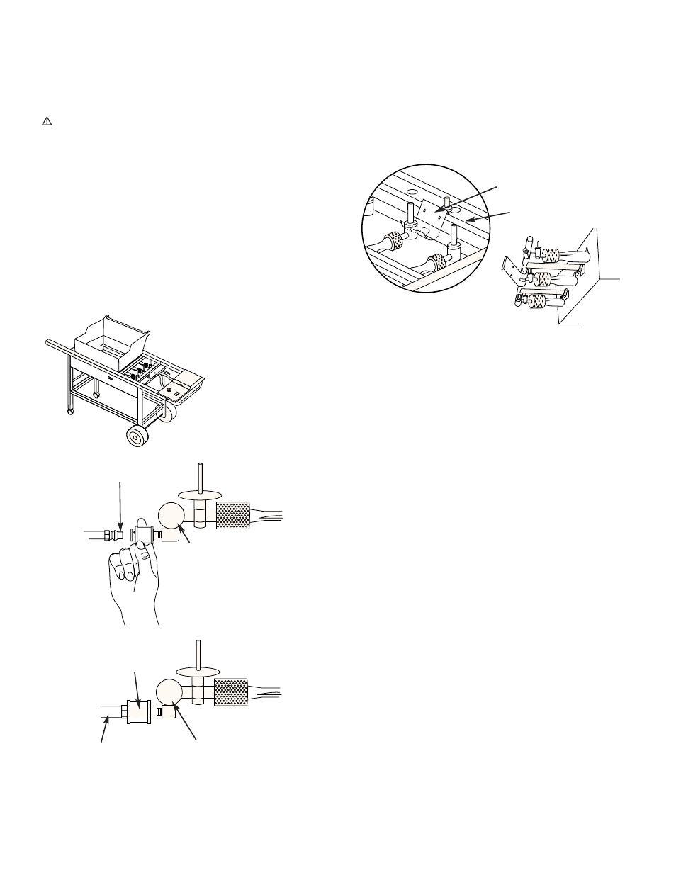 Install side burner, Install manifold bracket | weber 3000 Series User Manual | Page 15 / 36