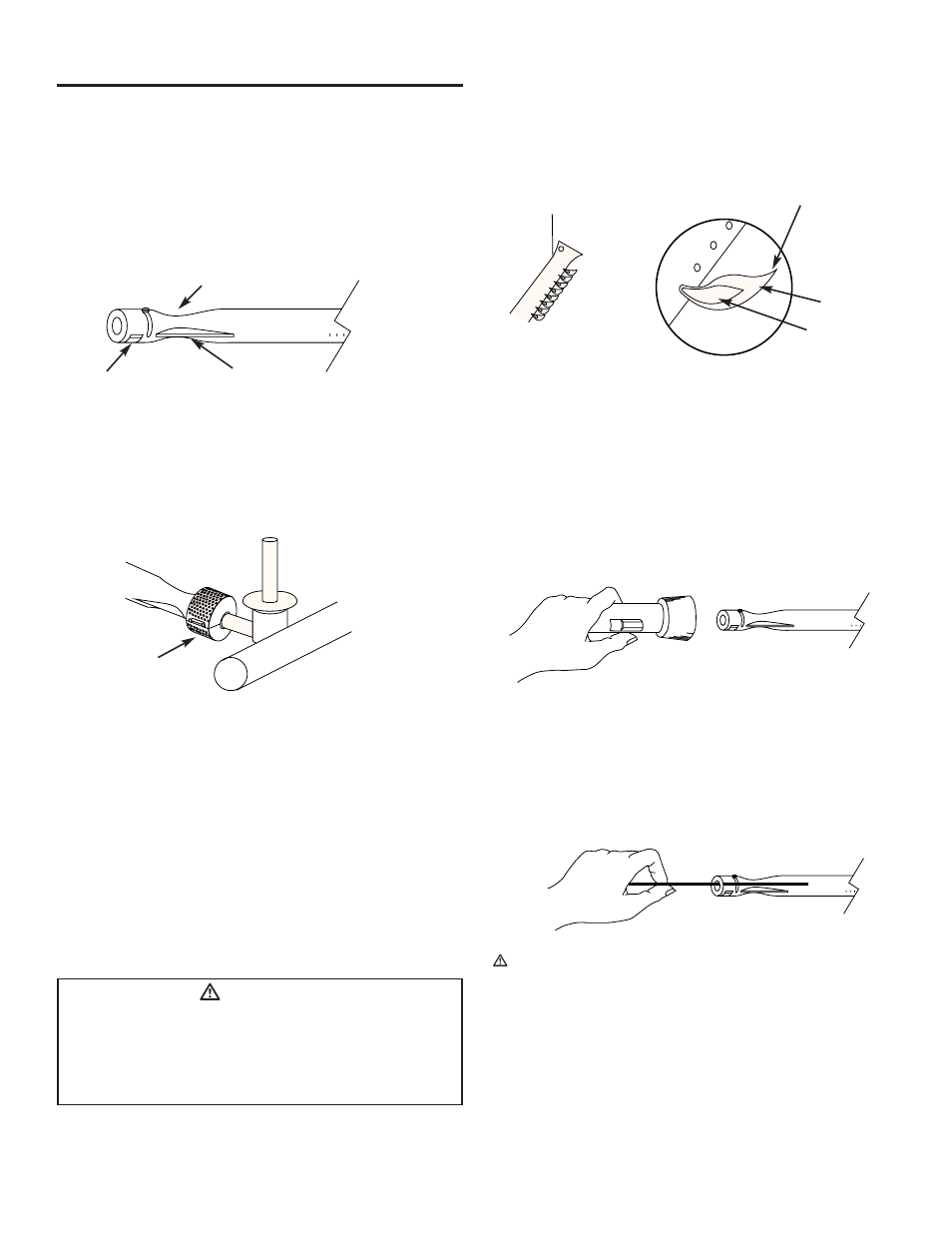General maintenance, Weber spider stopper guards, Main burner flame pattern | Main burner cleaning procedure, Replacing main burners, Ƽdanger | weber 3000 Series User Manual | Page 27 / 36