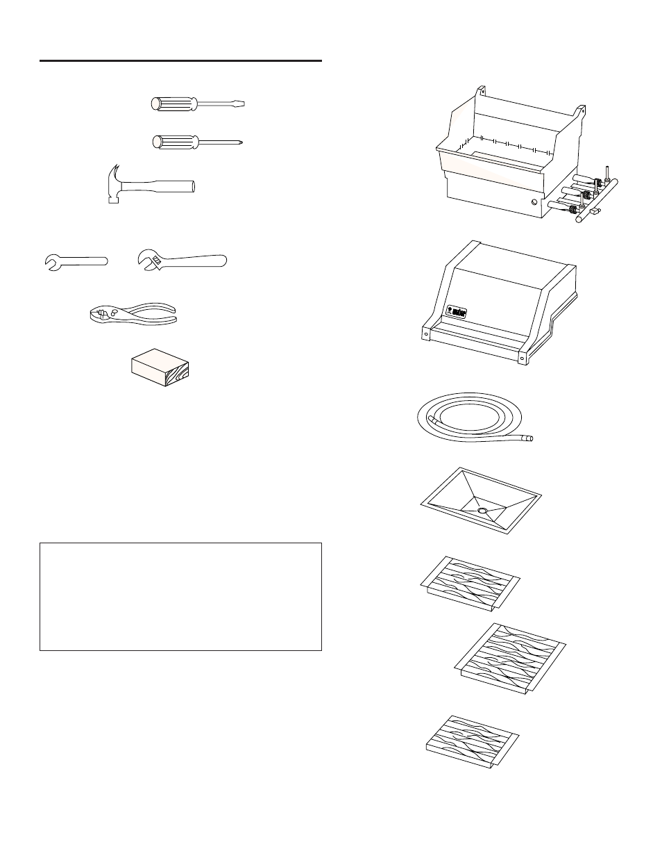 Assembly, Tools needed, Supplies needed | Check package contents | weber 3000 Series User Manual | Page 7 / 36
