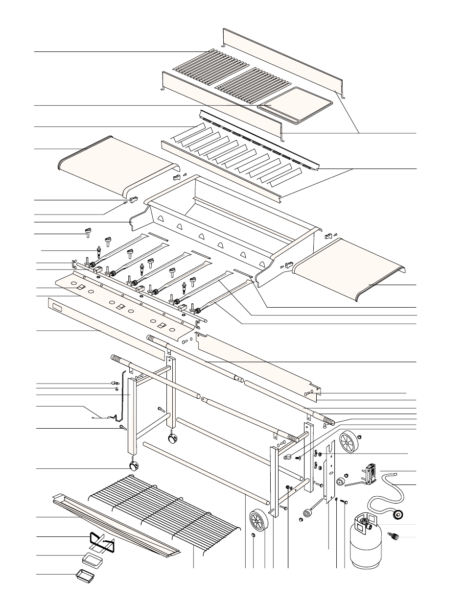 Exploded view | weber FT 600 User Manual | Page 44 / 48