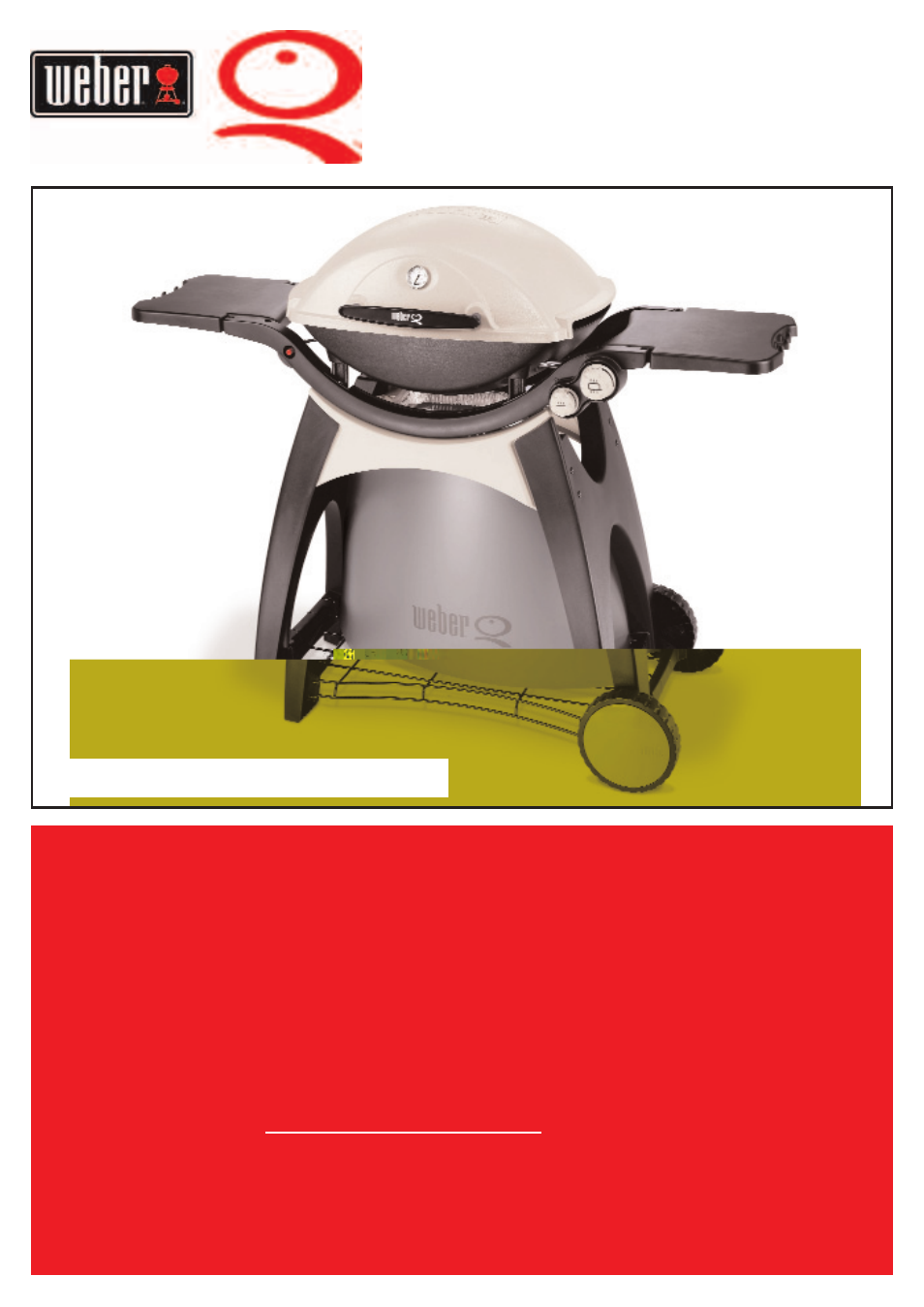 weber Big Family QTM User Manual | Page 2 / 32