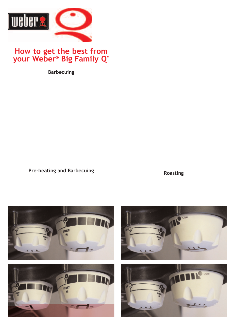 How to get the best from your weber, Big family q | weber Big Family QTM User Manual | Page 4 / 32
