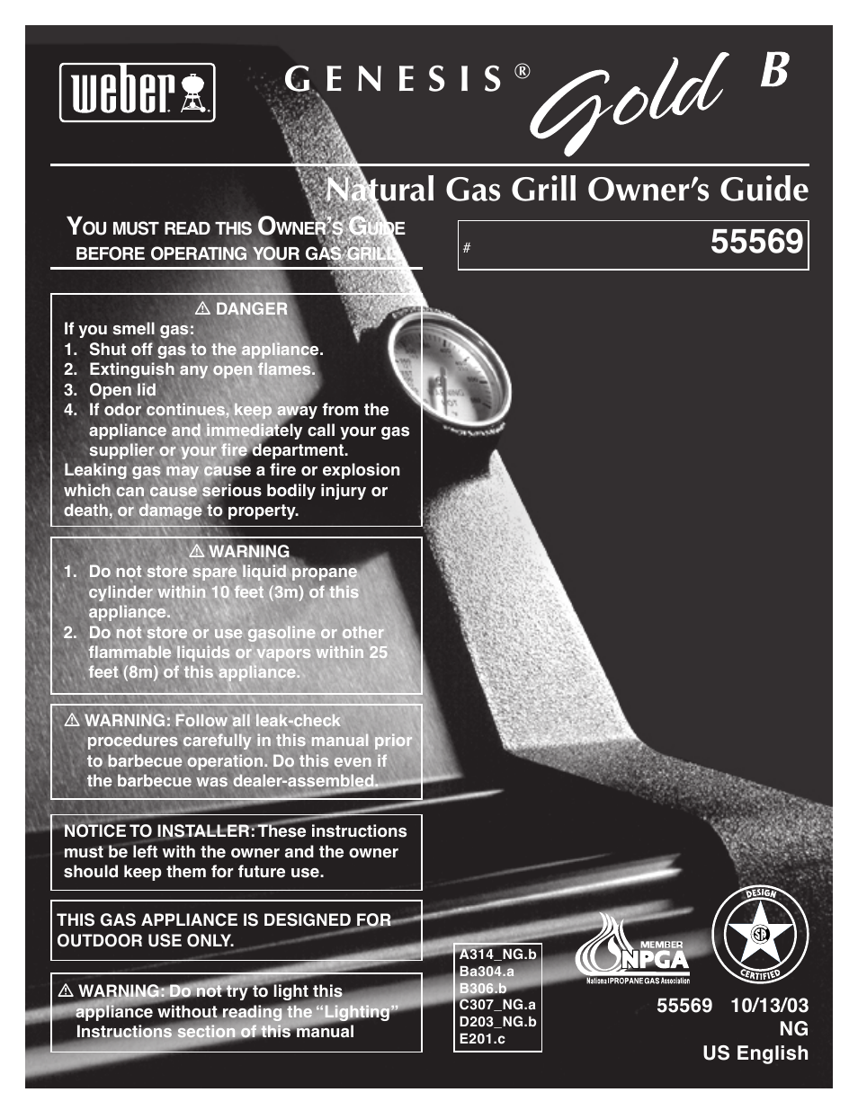 weber Genesis Gold B User Manual | 26 pages