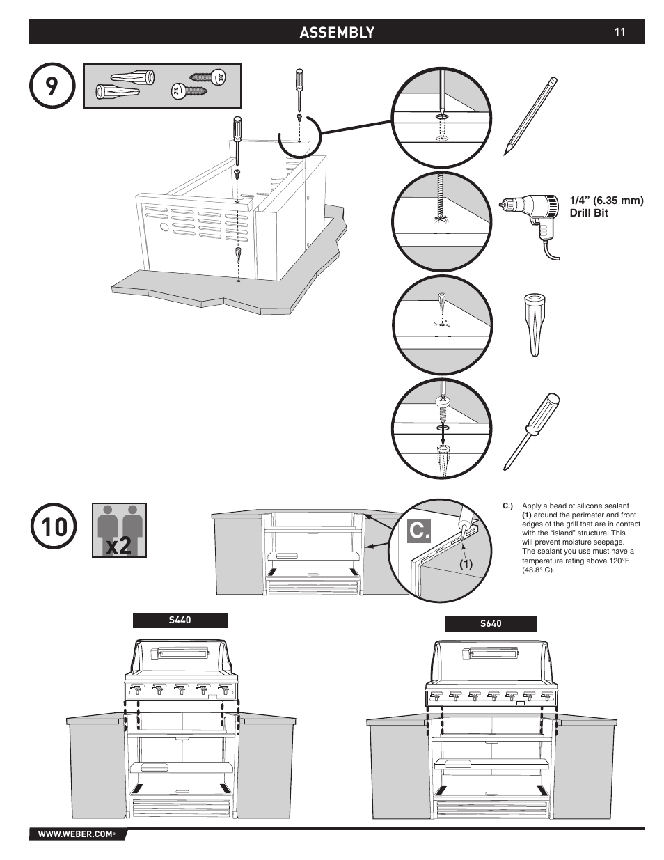 weber S-640 User Manual | Page 11 / 24