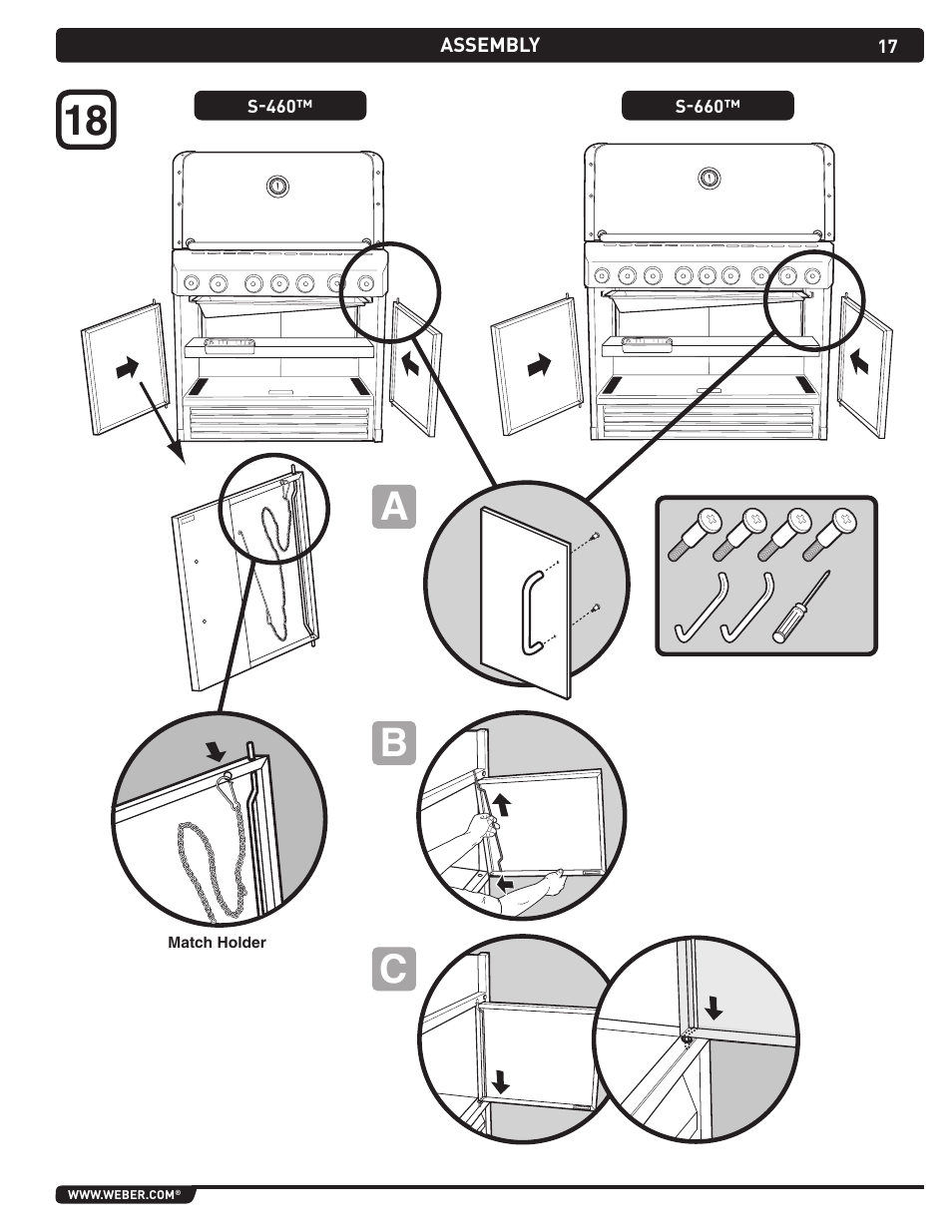 Ca b | weber Summit Gas Grill S-460 User Manual | Page 17 / 32