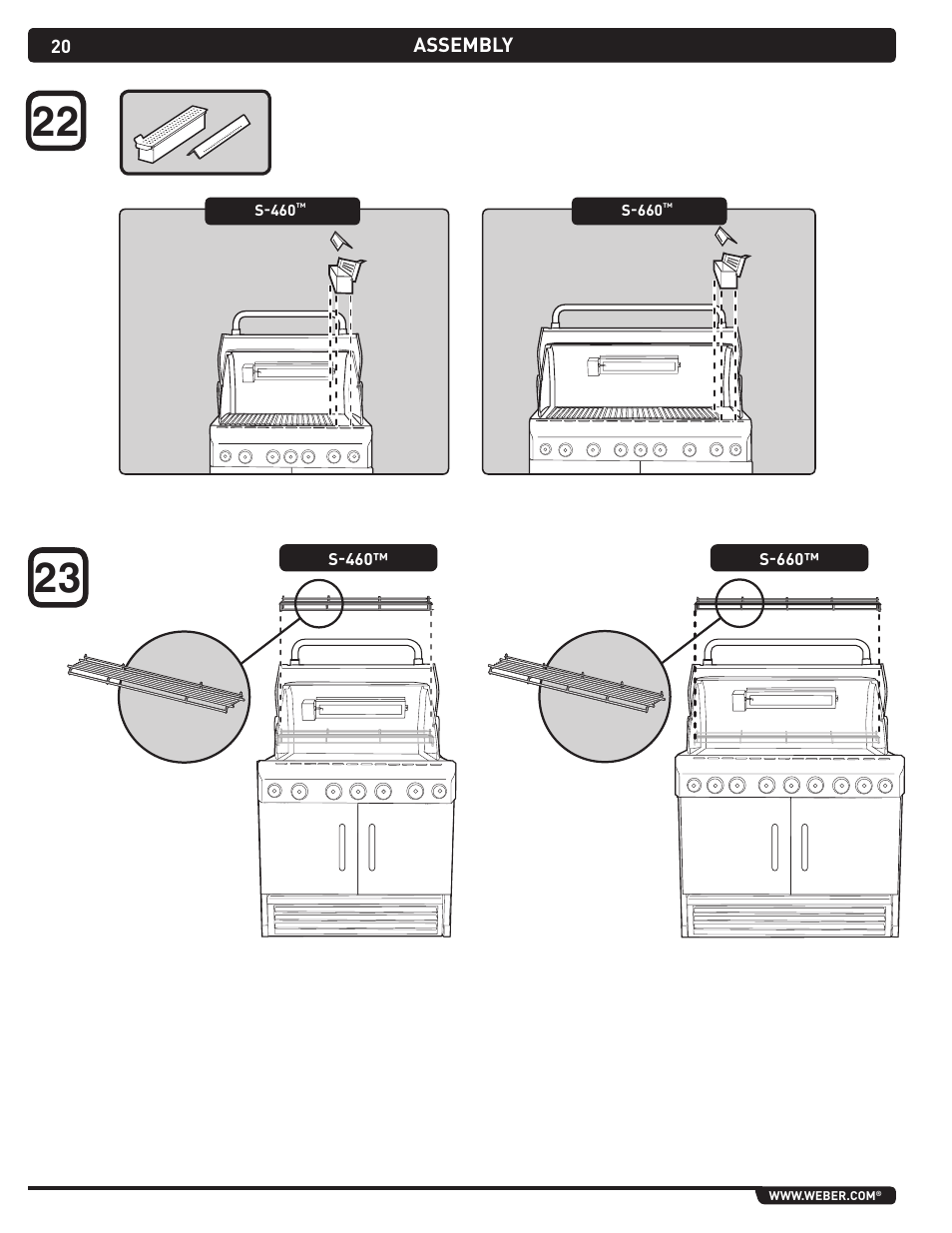 weber Summit Gas Grill S-460 User Manual | Page 20 / 32
