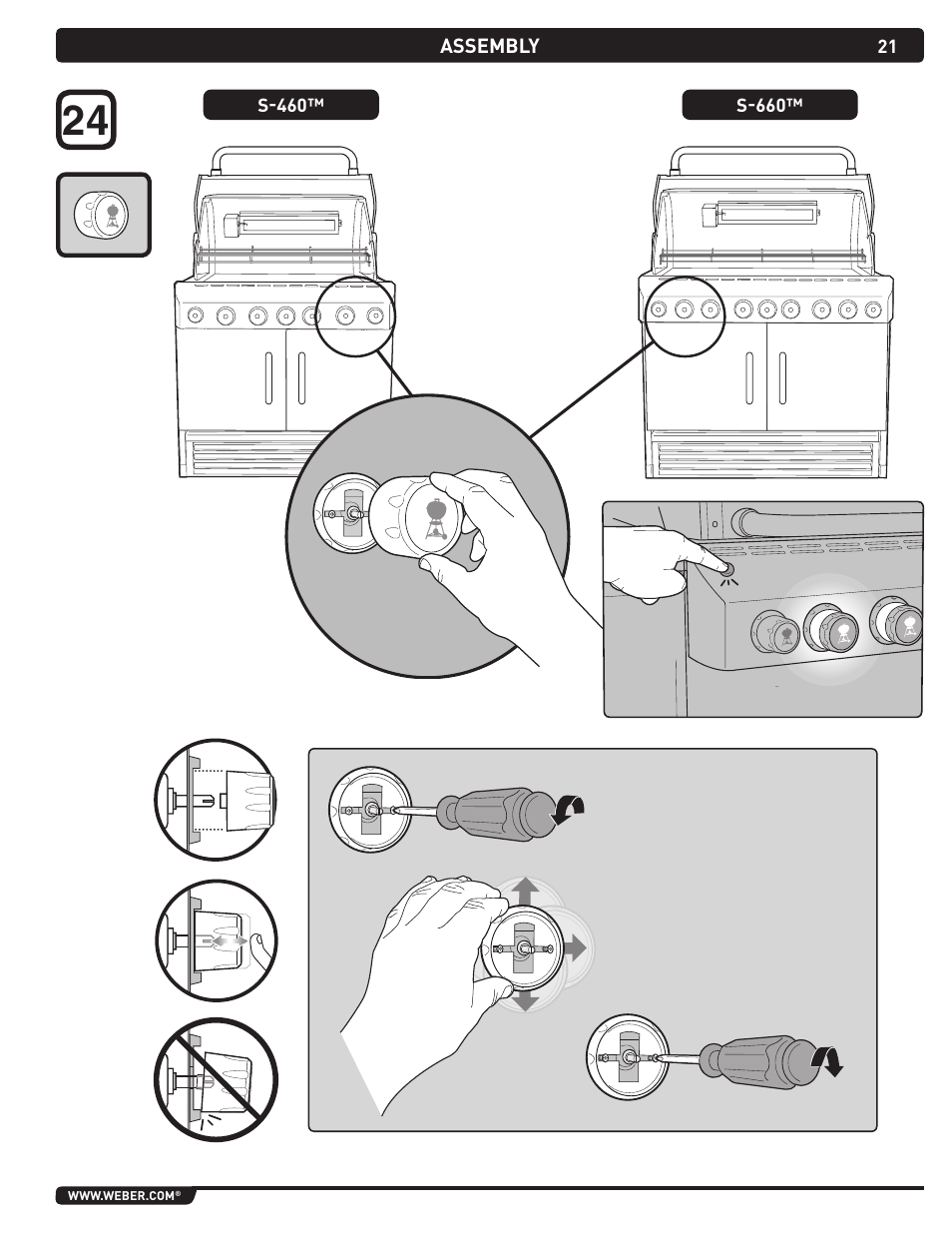weber Summit Gas Grill S-460 User Manual | Page 21 / 32